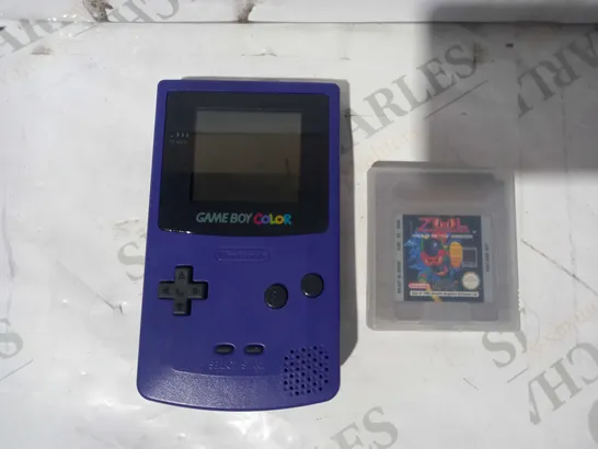 NINTENDO GAME BOY COLOR CGB-001 W. ZOOL GAME