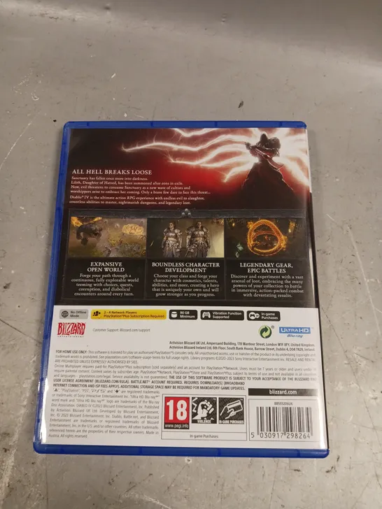 DIABLO IV FOR PS5 