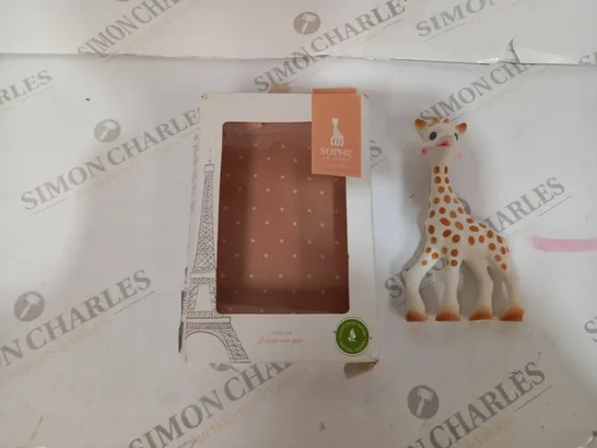 BOXED SOPHIE COLLECTION  'LA GIRAFFE' SQUEAKY TOY