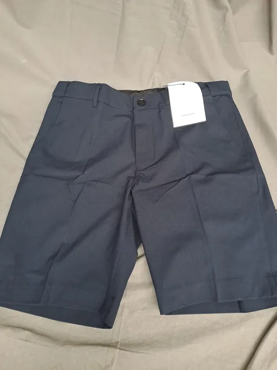 GEORGE BLACK FORMAL SHORTS IN NAVY SIZE L