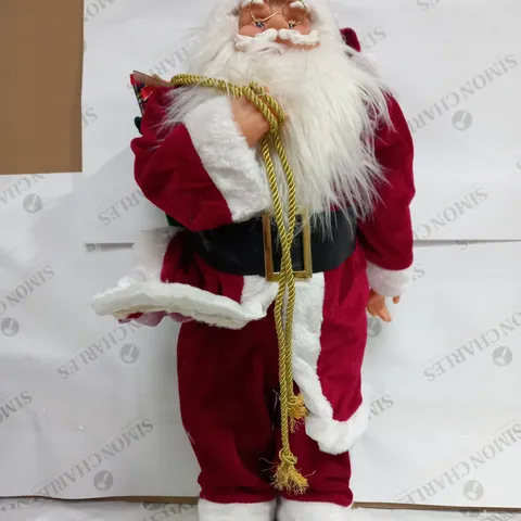  FESTIVE LIGHT UP TRADITIONAL STANDING SANTA