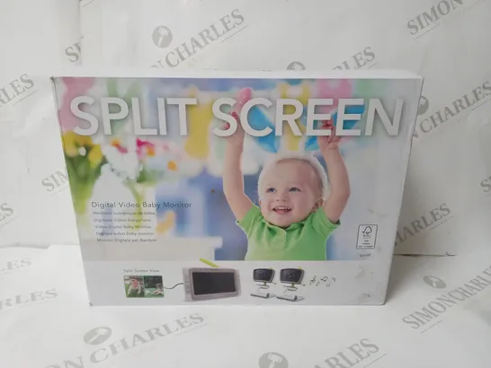 BOXED MOONYBABY SPLIT SCREEN DIGITAL VIDEO BABY MONITOR 