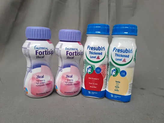 APPROXIMATELY 18 ASSORTED NUTRITIONAL DRINK PRODUCTS TO INCLUDE NUTRICIA FORTISIP, FRESUBIN