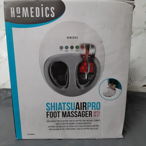 BOXED HOMEDICS SHIATSU AIRPRO FOOT MASSAGER WITH HEAT