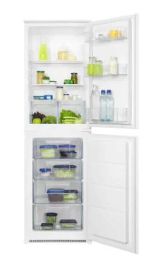 ZANUSSI INTEGRATED 50/50 FRIDGE FREEZER 267L Model ZNFN18FS5 RRP £542