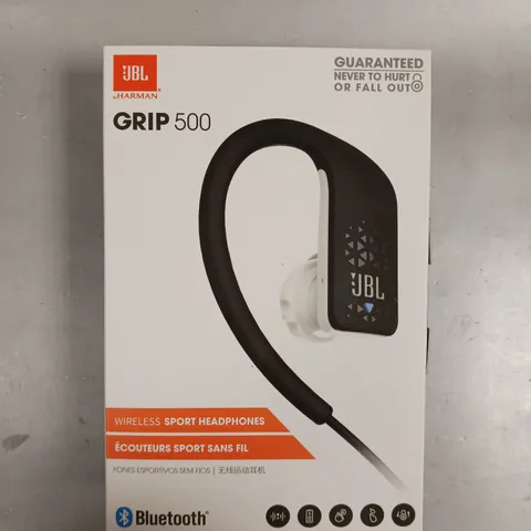 BOXED JBL GRIP 500 WIRELESS SPORT HEADPHONES 