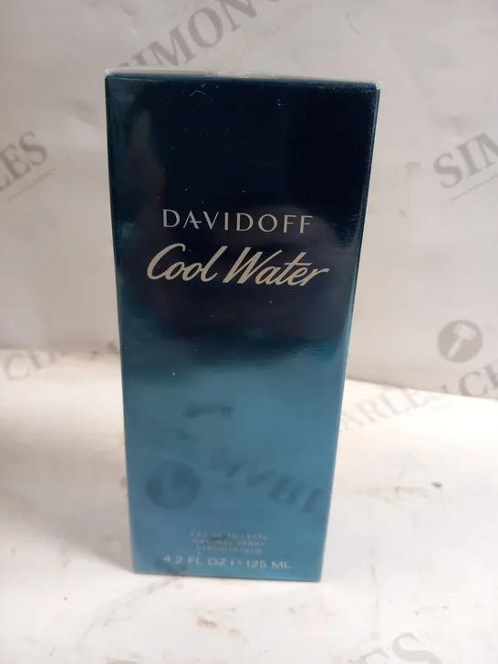 BOXED AND SEALED DAVIDOFF "COOL WATER" EAU DE TOILETTE SPRAY 125ML 