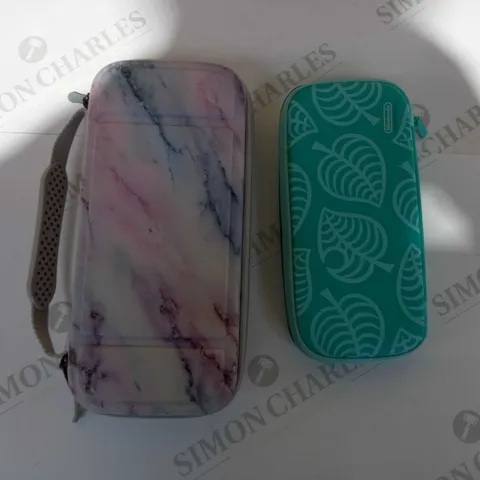 PAIR OF NINTENDO SWITCH CASES: ONE FOR REGULAR/OLED AND ONE FOR SWITCH LITE