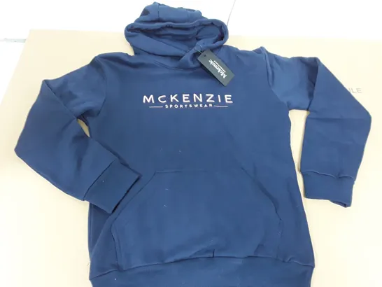 MCKENZIE ESSENTIALS NAVY HOODY - 13/15 YEARS