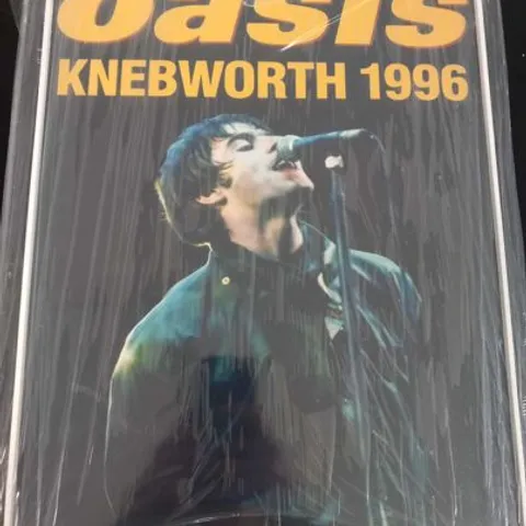 FRAMED OASIS KNEBWORTH 1996 POSTER