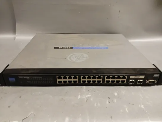 LINKSYS SRW2024 24 PORT 10/100/1000 GIGABIT SWITCH 