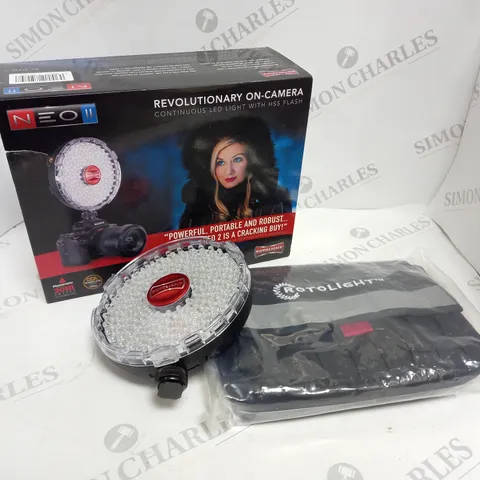 BOXED NEO II ROTOLIGHT CONTINUOUS CAMERA LED LIGHT WITH HSS FLASH 