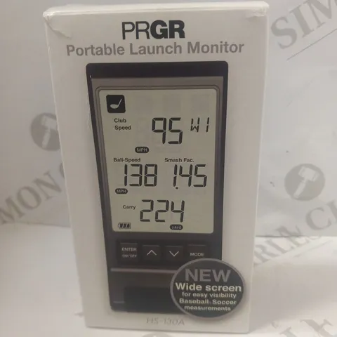 BOXED PRGR PORTABLE LAUNCH MONITOR HS-130A