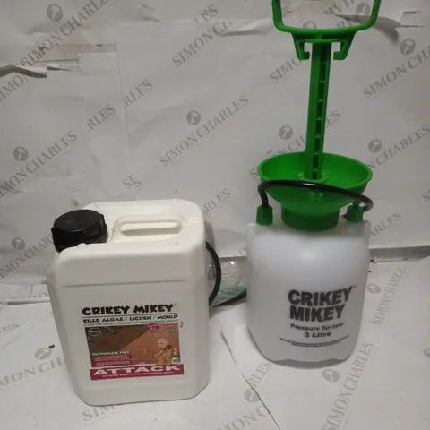 CRIKEY MIKEY PRESSURE SPRAYER BOTTLE