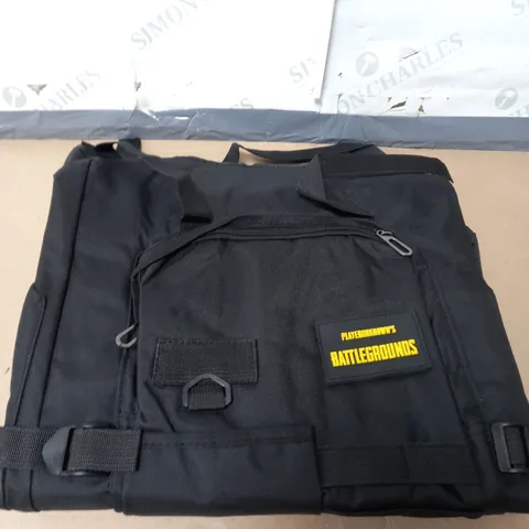 PLAYERS UNKNOWN BATTLEGROUNDS BLACK BACKPACK 