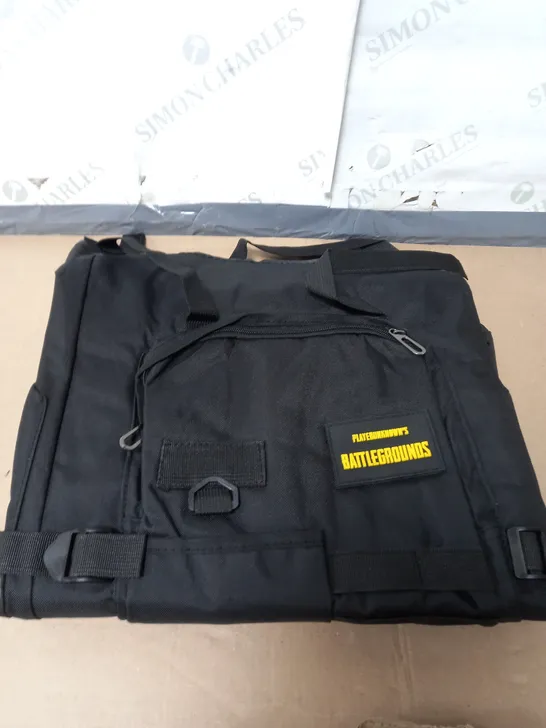 PLAYERS UNKNOWN BATTLEGROUNDS BLACK BACKPACK 