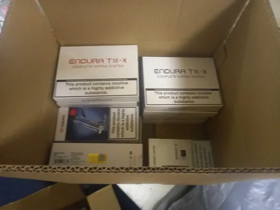 APPROXIMATELY 20 BOXED E-CIGARETTES TO INCLUDE GEEK VAPE, ASPIRE, ETC 