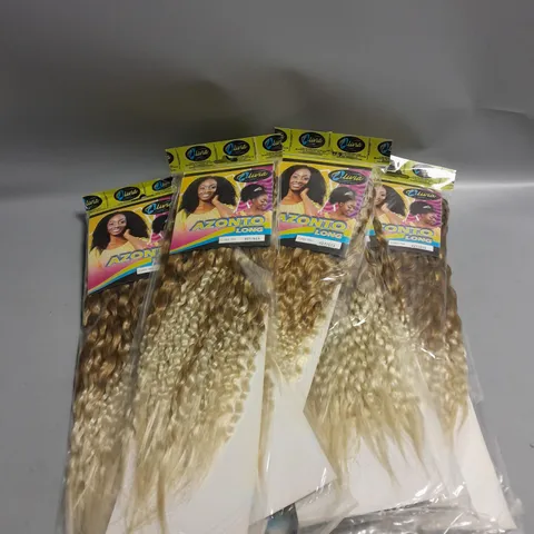 LOT OF APPROX 11 OLIVIA COLLECTION AZONTO LONG WAVY WIGS