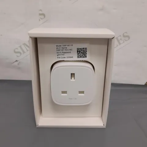 BOXED D-LINK MINI WI-FI SMART PLUG WHITE