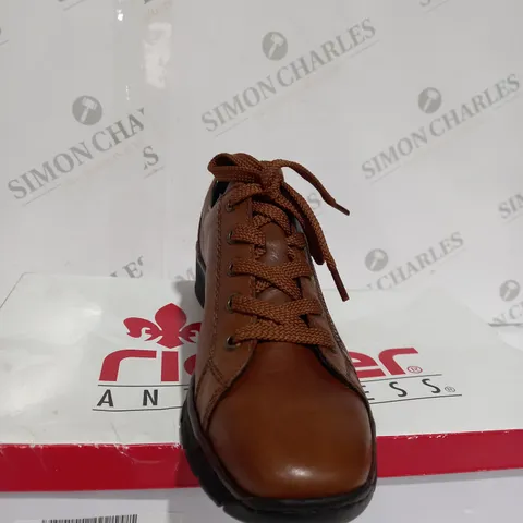 BROWN RIEKER SHOES SIZE 4 