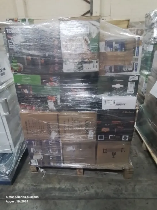 PALLET OF APPROXIMATELY 26 UNPROCESSED RAW RETURN HOUSEHOLD AND ELECTRICAL GOODS TO INCLUDE;