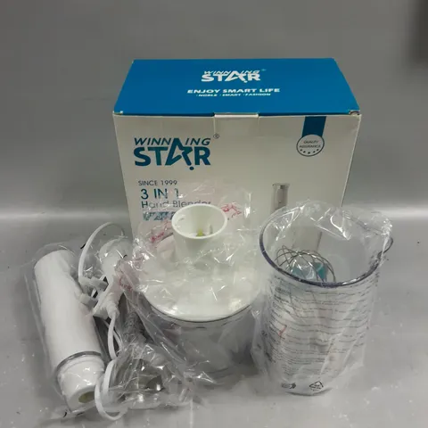 BOXED WINNING STAR ST-5552 HAND BLENDER SET 