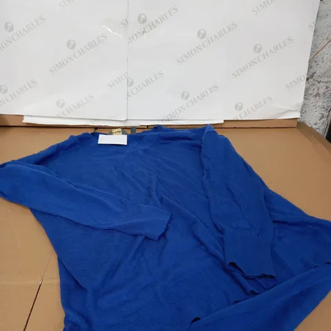 RUTH LANGFORD BLUE JUMPER SIZE UK L