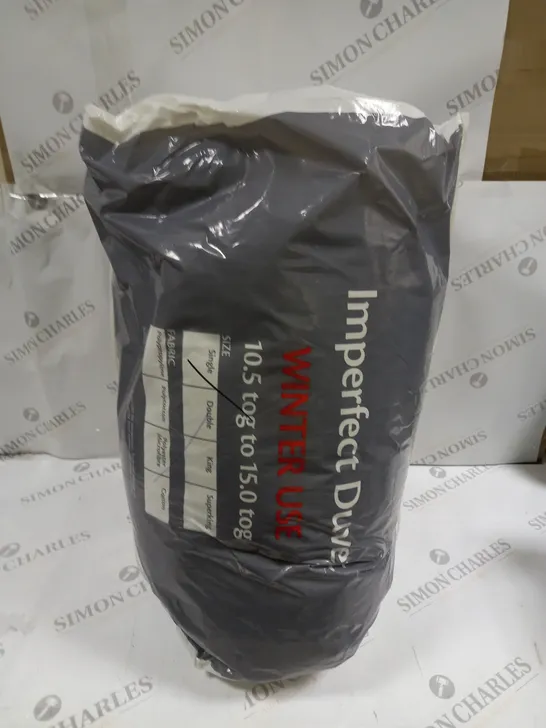 SEALED IMPERFECT WINTER USE DUVET - SINGLE 