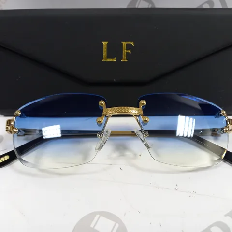 LUX FRAMES GRADIENT BLUE SUNGLASSES 