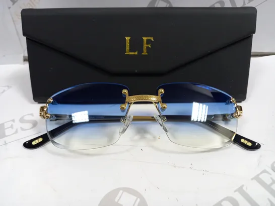 LUX FRAMES GRADIENT BLUE SUNGLASSES 