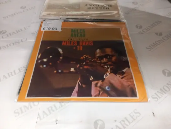 5 X LPS. MILES DAVIS, BILLIE HOLIDAY, BEN WEBSTER (X2), THE TURTLES