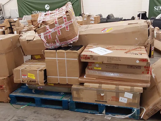 PALLET OF ASSORTED FURNITURE PARTS