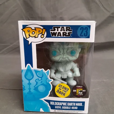 POP! STAR WARS HOLOGRAPHIC DARTH MAUL VINYL FIGURE - 23