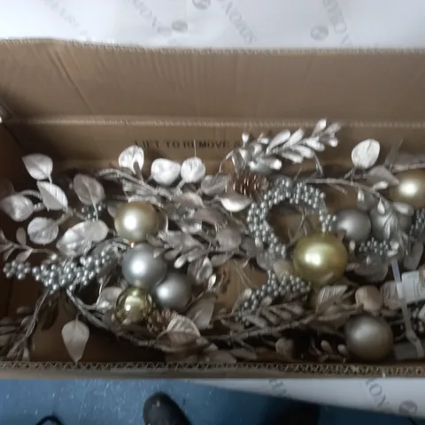 6FT CHAMPAGNE GOLD PRE LIT GARLAND