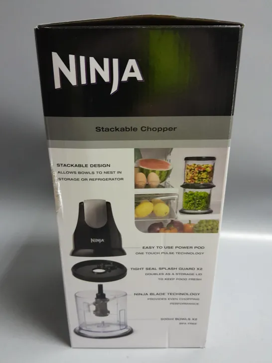 BOXED NINJA STACKABLE FOOD CHOPPER 