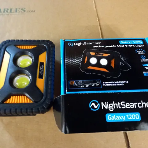 NIGHT SEARCHER GALAXY 1200 RECHARGEABLE LED WORK LIGHT