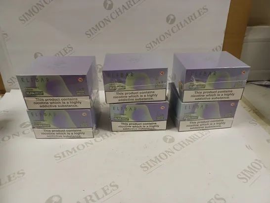 LOT OF 6 BOXES OF DISPOSABLE ATOMIZER - CRANBERRY GRAPE PREFILLED POD 