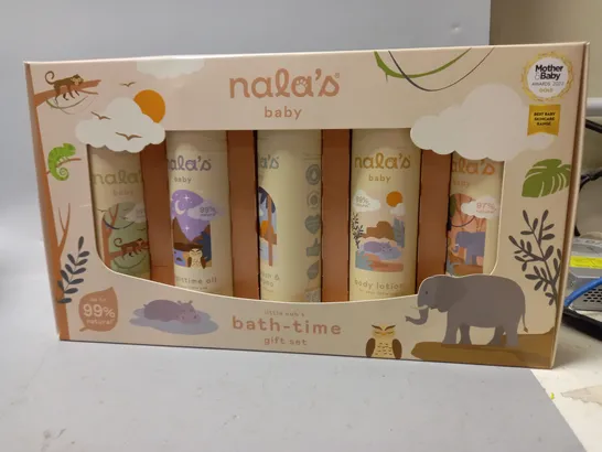 BOXED NALAS BABY BATH TIME GIFT SET