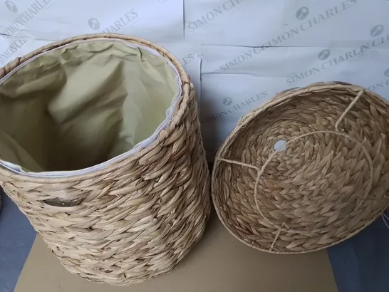 TOADSTOOL WICKER EFFECT LAUNDRY BASKET