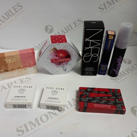 LOT OF 8 DESIGNER MAKE-UP ITEMS, TO INCLUDE NARS, URBAN DECAY, BOBBI BROWN, ETC