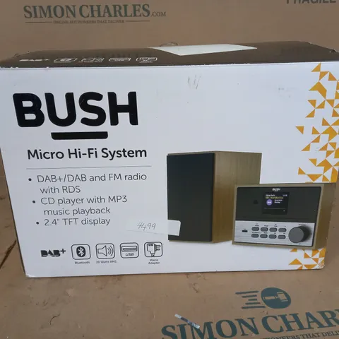 BOXED BUSH MICRO HI-FI SYSTEM