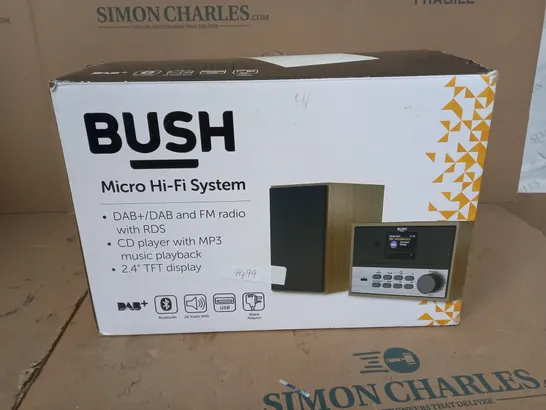 BOXED BUSH MICRO HI-FI SYSTEM