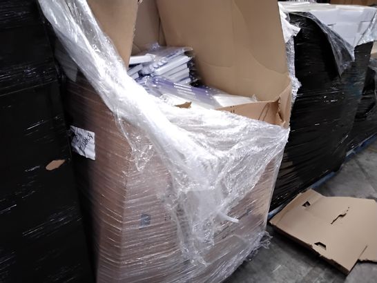 PALLET CONTAINING LARGE QUANTITY OF FACE SHIELDS