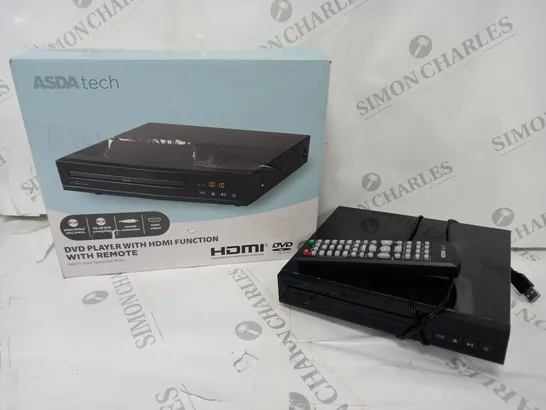 BOXED HDMI DVD PLAYER WITH REMOTE IN BLACK