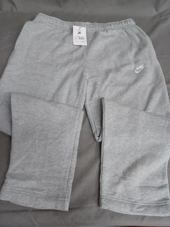 NIKE MENS GREY JOGGERS - LARGE