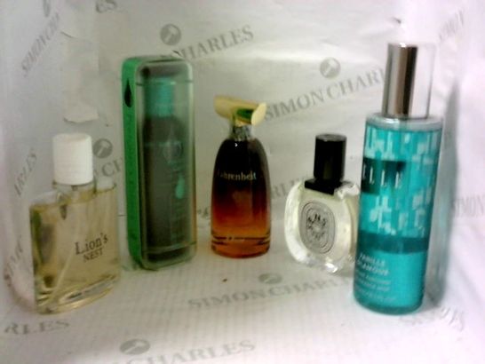 LARGE QUANTITY OF ASSORTED UNBOXED FRAGRANCES TO INCLUDE; DIOR, ELLE, PERFUMERS CHOICE AND ROYAL