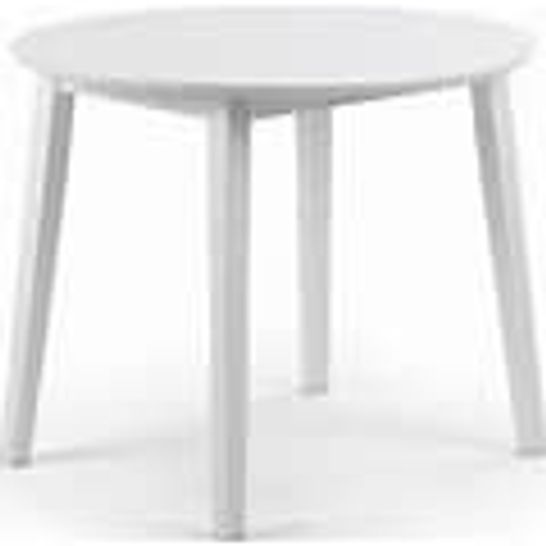 BOXED COAST WHITE DINING TABLE - 1OF1