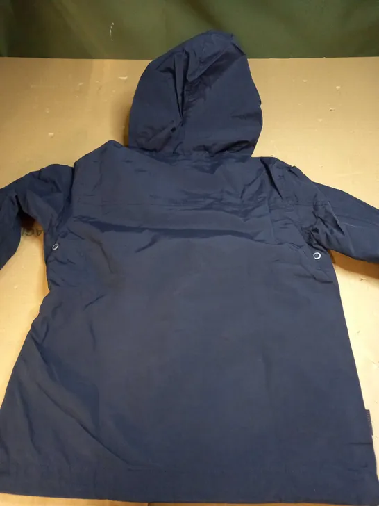 NAPAPIJRI WATERPROOF NAVY JACKET - UK 12 