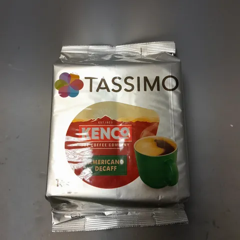 BOX OF 5 SEALED TASSIMO KENCO AMERICANO DECAFE