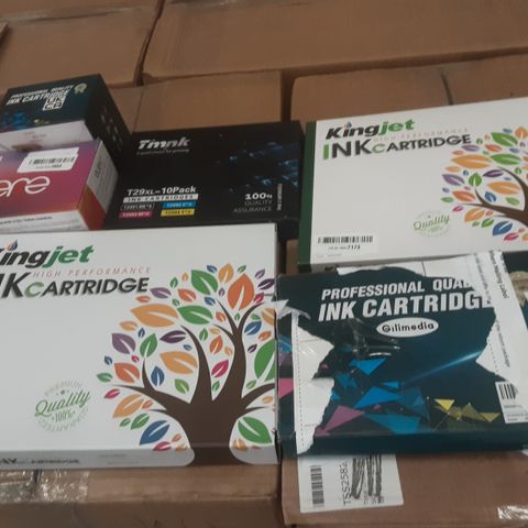 LARGE PALLET OF ASSORTED INK CARTRIDGES TO INCLUDE; KINGJET, TMNK, GILIMEDIA, EJET AND UKCA
